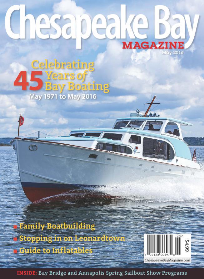 Photo of the article Huckins Yacht On The Cover Of Chesapeake Bay | 2016